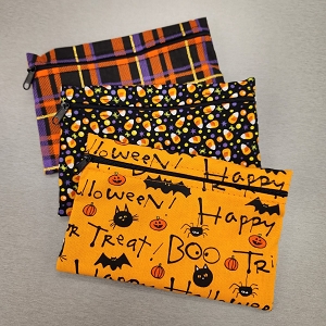 Zipper Pouch Mini-Halloween 3 Pack